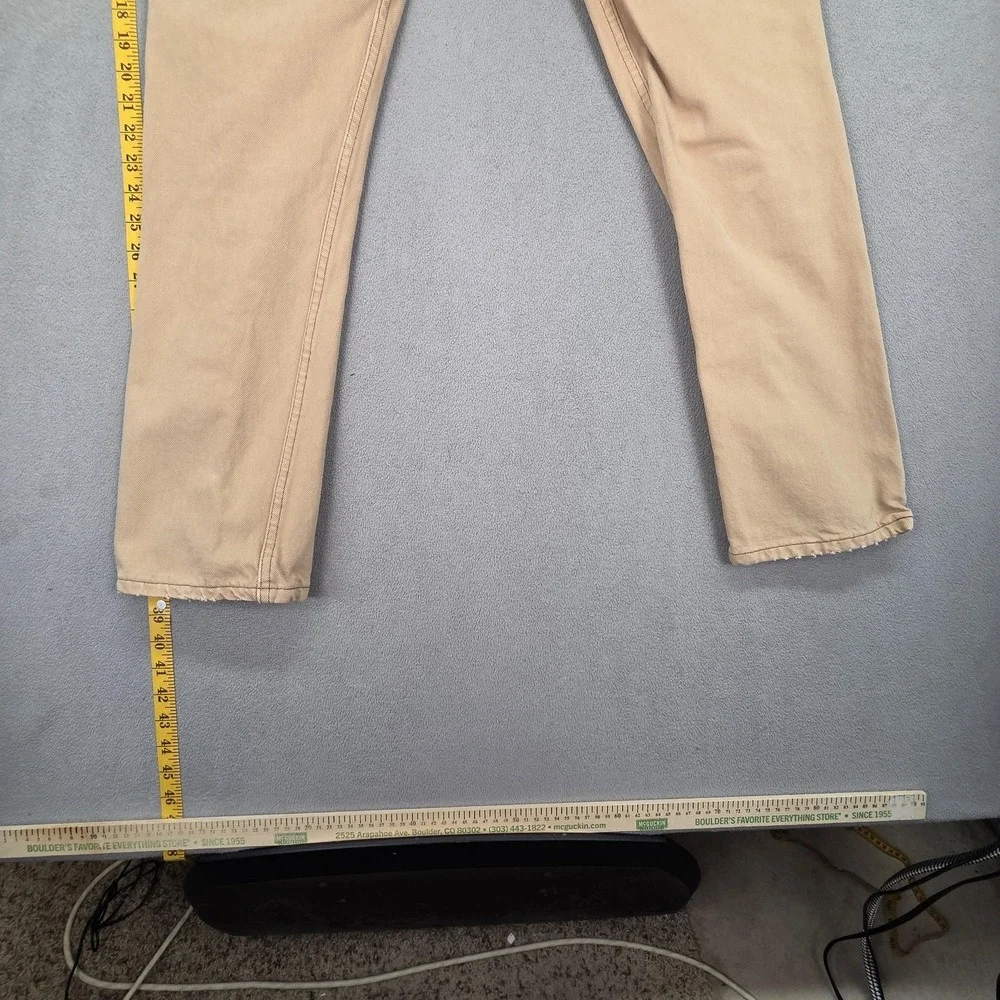 Vintage Levis 501 Jeans Mens Brown Straight‎ Button Fly Made USA 90s Fits 26x29